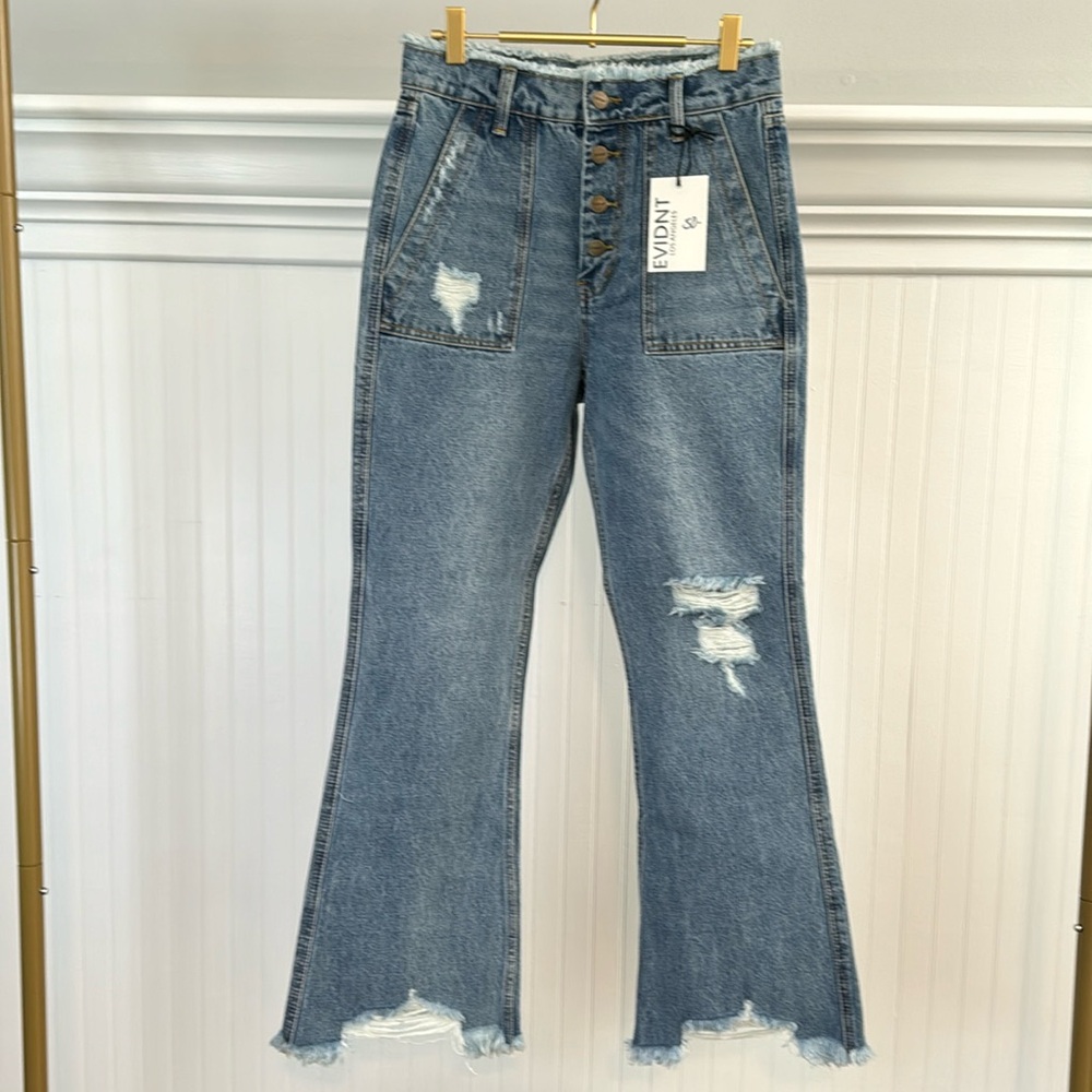 Evident jeans- LA- Saint -Denis Flare - inseam 22 inch- size 27
